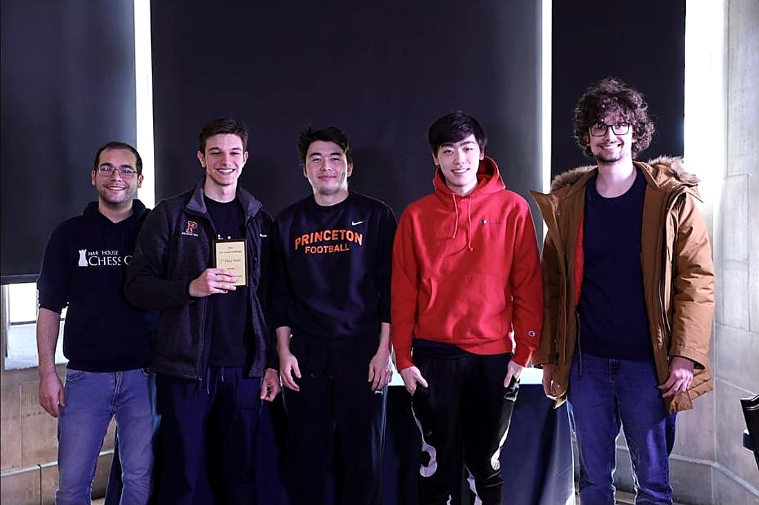 Princeton team at the Ivy League Chess Challenge