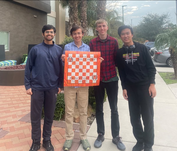 Princeton team at the Pan-American Intercollegiate Championship in McAllen, TX